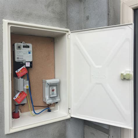 outside electricity meter box